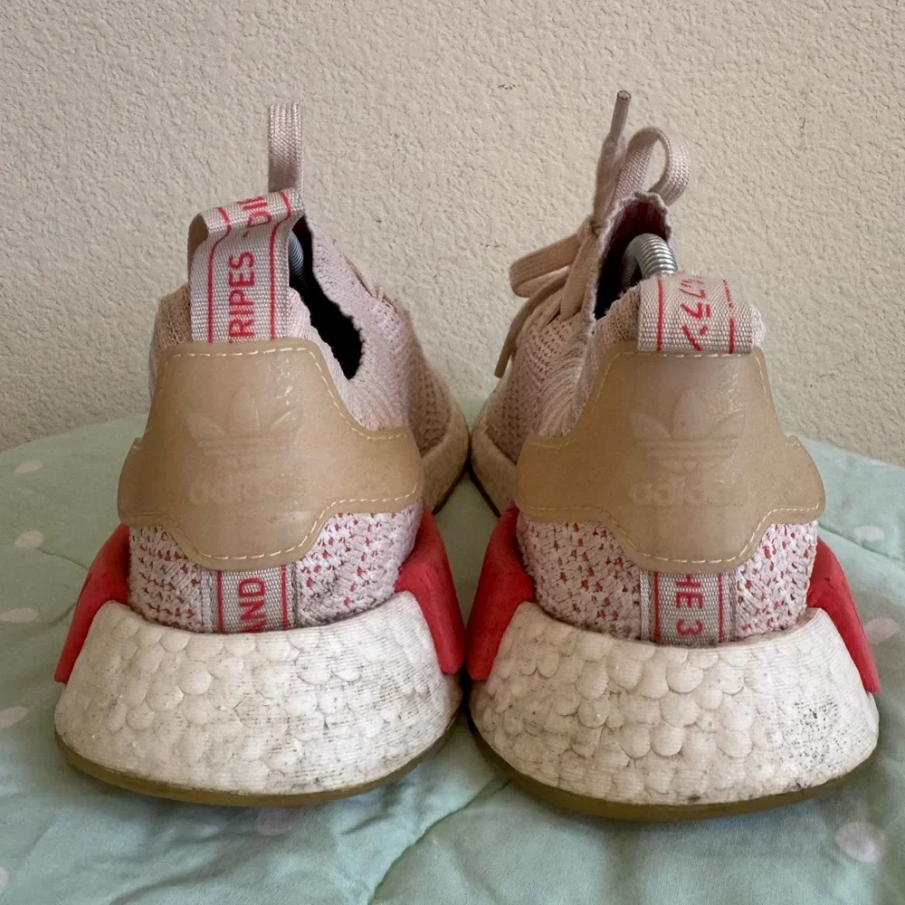 Adidas NMD_R1 STLT Primeknit 'Linen' CQ2030 Women’s Size 6.5